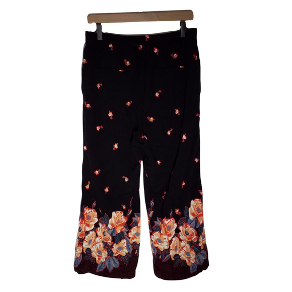 Ett:twa Anthropologie Women’s Pants Cropped Pockets Wide Leg Pull On Size XS - Picture 4 of 8